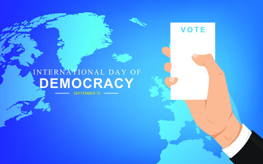 International Day of Democracy Template Design