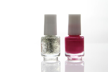 Nail polish and glitters