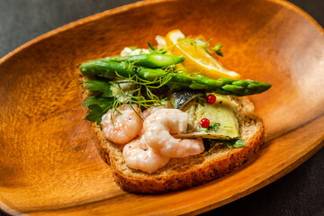 北欧風シーフードサラダ　 seafood salad platter photo
