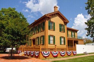 Abraham Lincoln's home in Springfield, Illinois