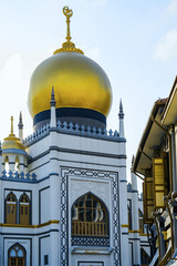  Singapore, Republic of Singapore.12/30/2019.Masjid Sultan mosque on Arab Street in the Malay Heritage District.