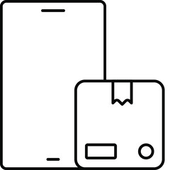 Online Shopping ecommerce icon online store