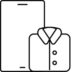 Online Shopping ecommerce icon online store