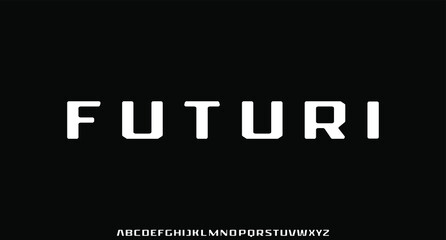 modern futuristic typeset display font © ZeaLab