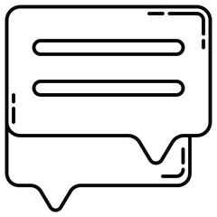 Chat dialogue message icon