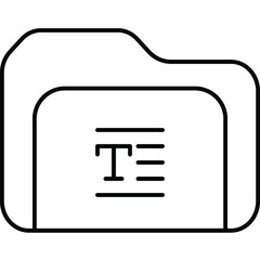 File Folder User Interface Icon