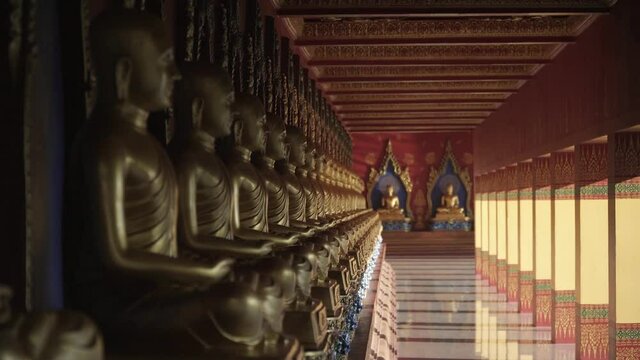 Wat Maha That Wachiramongkol (Wat Bang Thong), a famous temple in Krabi Province