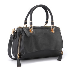 leather bag isolated on white