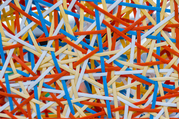 Fototapeta na wymiar Abstract colorful Artificial rattan pattern