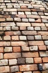 Naklejka premium red brick wall