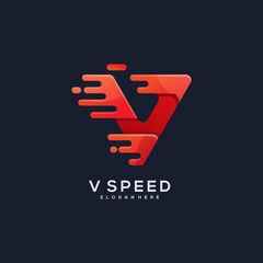 v speed fast font motion media