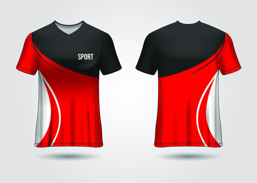 Sport Jersey Template Design Vector