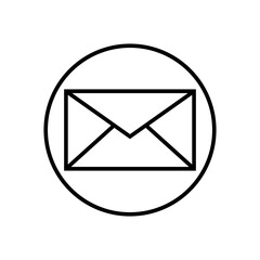 e-mail icon outline style for your design