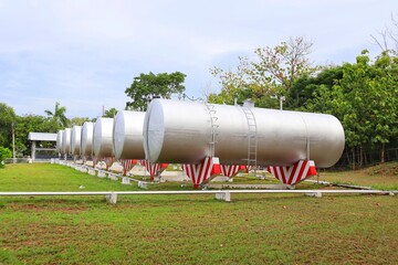 gas tank in the park