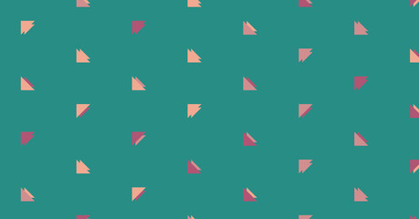 Abstract Color Halftone Dots generative art background illustration