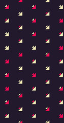 Abstract Color Halftone Dots generative art background illustration