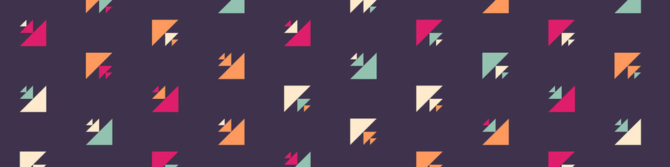 Abstract Color Halftone Dots generative art background illustration