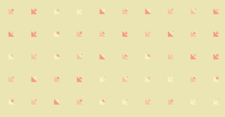 Abstract Color Halftone Dots generative art background illustration