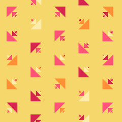 Abstract Color Halftone Dots generative art background illustration