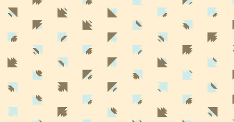 Abstract Color Halftone Dots generative art background illustration