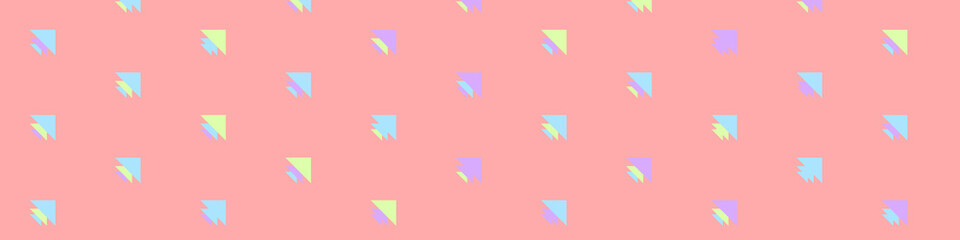 Abstract Color Halftone Dots generative art background illustration