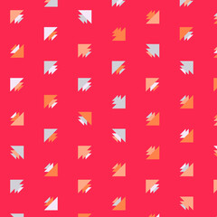 Abstract Color Halftone Dots generative art background illustration