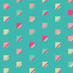 Abstract Color Halftone Dots generative art background illustration