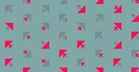 Abstract Color Halftone Dots generative art background illustration