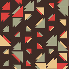 Abstract Color Halftone Dots generative art background illustration