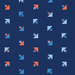 Fototapeta premium Abstract Color Halftone Dots generative art background illustration