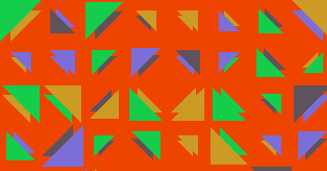 Fototapeta premium Abstract Color Halftone Dots generative art background illustration