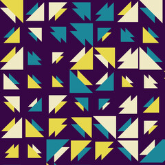 Abstract Color Halftone Dots generative art background illustration