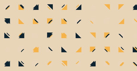 Abstract Color Halftone Dots generative art background illustration