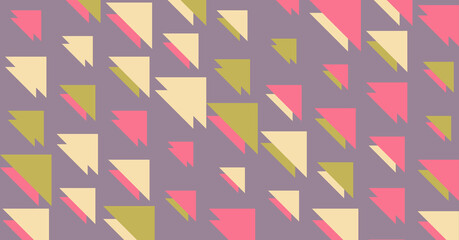 Abstract Color Halftone Dots generative art background illustration