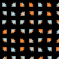 Abstract Color Halftone Dots generative art background illustration