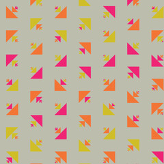 Abstract Color Halftone Dots generative art background illustration