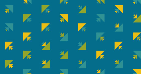 Abstract Color Halftone Dots generative art background illustration