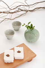 korean food, rice cake - baekseolgi