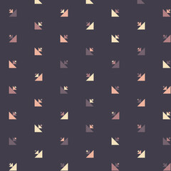 Abstract Color Halftone Dots generative art background illustration