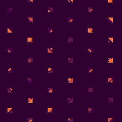 Abstract Color Halftone Dots generative art background illustration