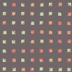 Abstract Color Halftone Dots generative art background illustration