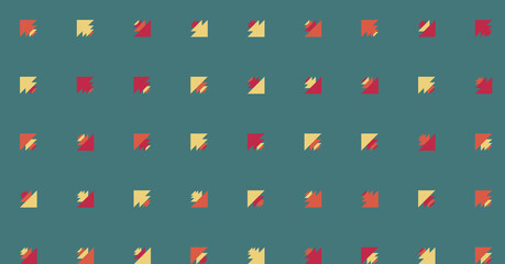 Abstract Color Halftone Dots generative art background illustration