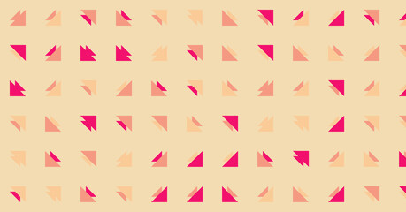 Abstract Color Halftone Dots generative art background illustration