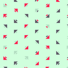 Abstract Color Halftone Dots generative art background illustration