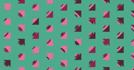 Abstract Color Halftone Dots generative art background illustration