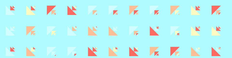 Abstract Color Halftone Dots generative art background illustration