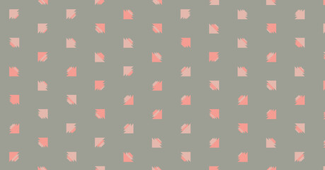 Abstract Color Halftone Dots generative art background illustration