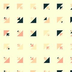 Abstract Color Halftone Dots generative art background illustration