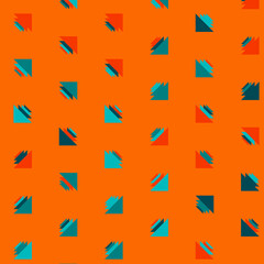 Abstract Color Halftone Dots generative art background illustration