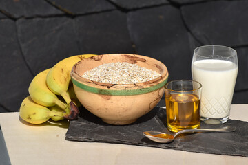 Zutaten für Haferbrei